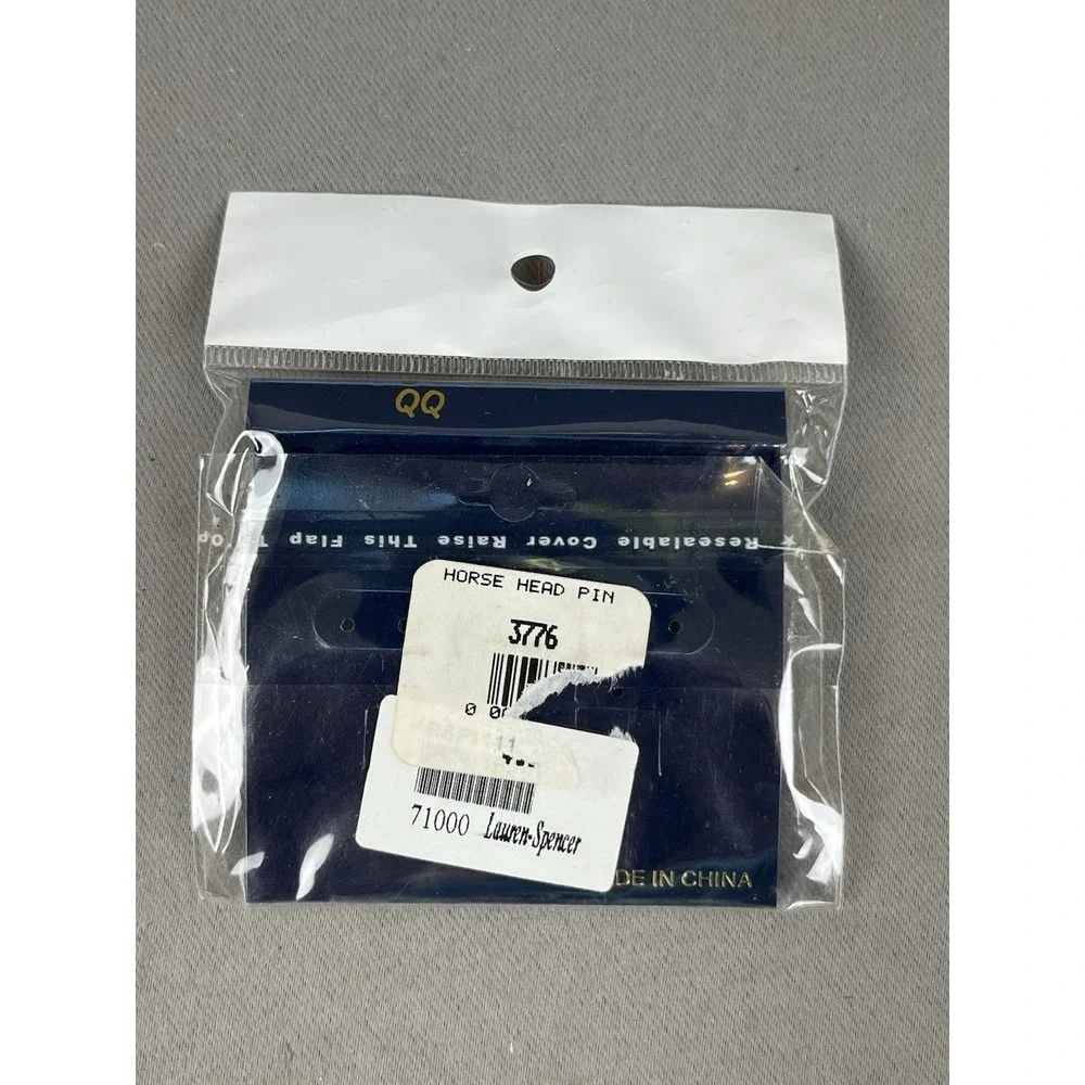 NEW Lauren Spencer Horse Head Equestrian Brooch Austrian Crystal Rhinestone Pin - Picture 4 of 6